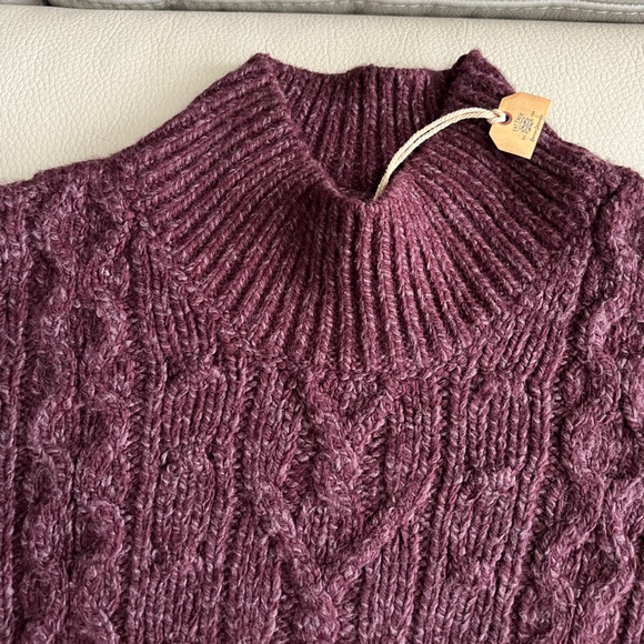 NWT - Fat Face Women’s Cable Knit High Neck Sweater - US 10/L - Picture 5 of 10